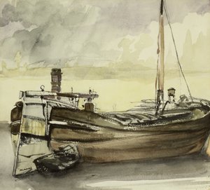 La barge - Édouard Manet
